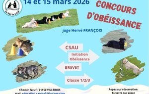 Notre Concours 14 et 15 mars